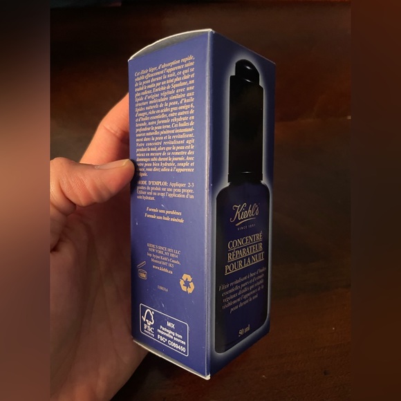 Brand New Kiehls Midnight Recovery Concentrate Face Oil 100ML $120 with tax - Picture 2 of 3